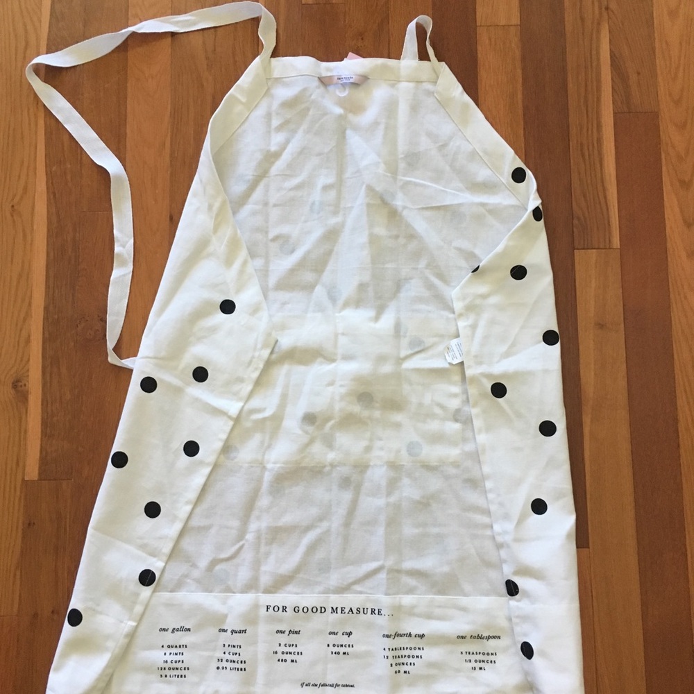 Kate space polka dot cotton apron - Picture 3 of 5